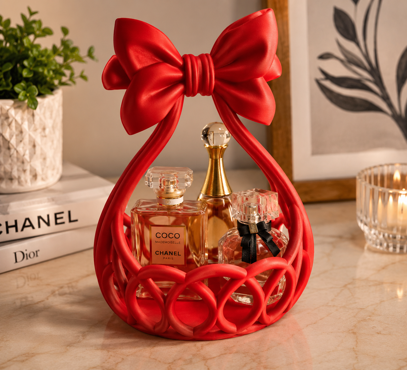 Organizador de Perfumes Moño Elegance